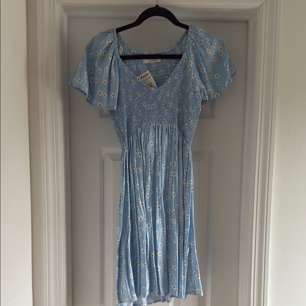 Floral Blue Dress
